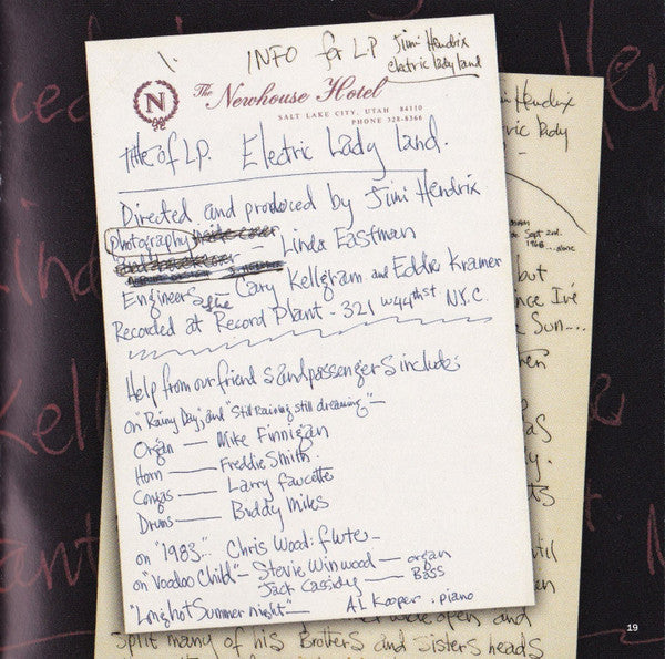 The Jimi Hendrix Experience - Electric Ladyland