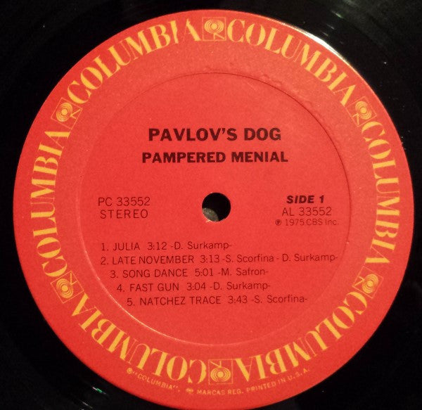 Pavlov's Dog - Pampered Menial