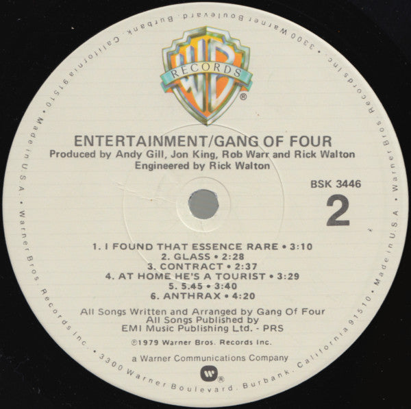 Gang Of Four - Entertainment!