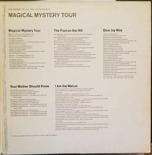 The Beatles - Magical Mystery Tour