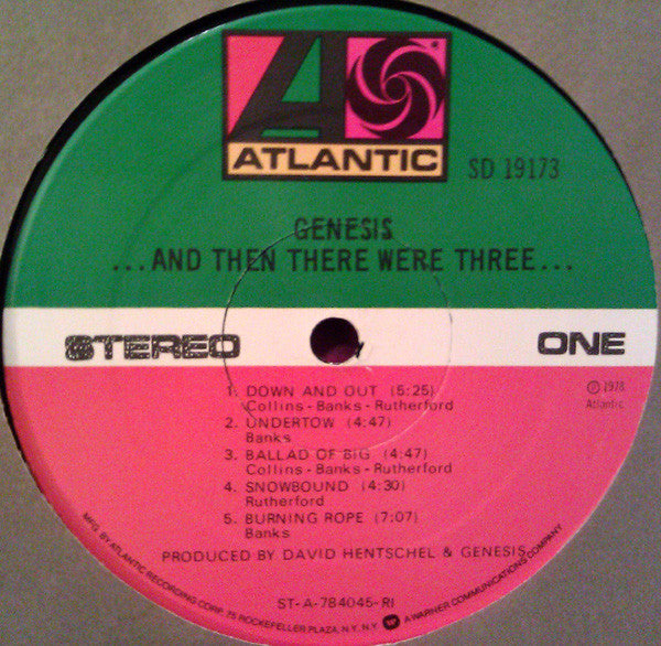 Genesis - ...And Then There Were Three...