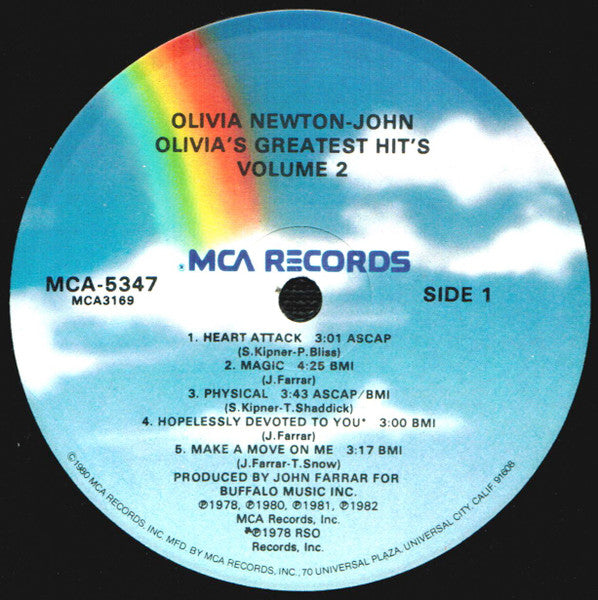 Olivia Newton-John - Olivia's Greatest Hits Vol. 2