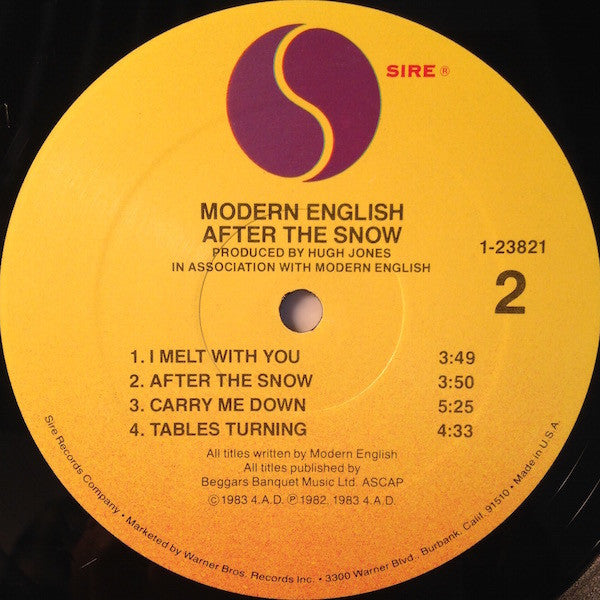 Modern English - After The Snow