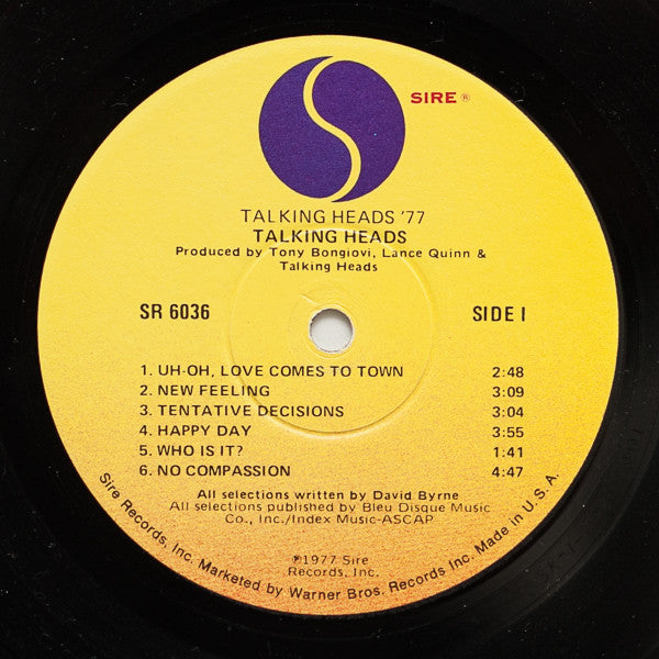 Talking Heads - Talking Heads: 77
