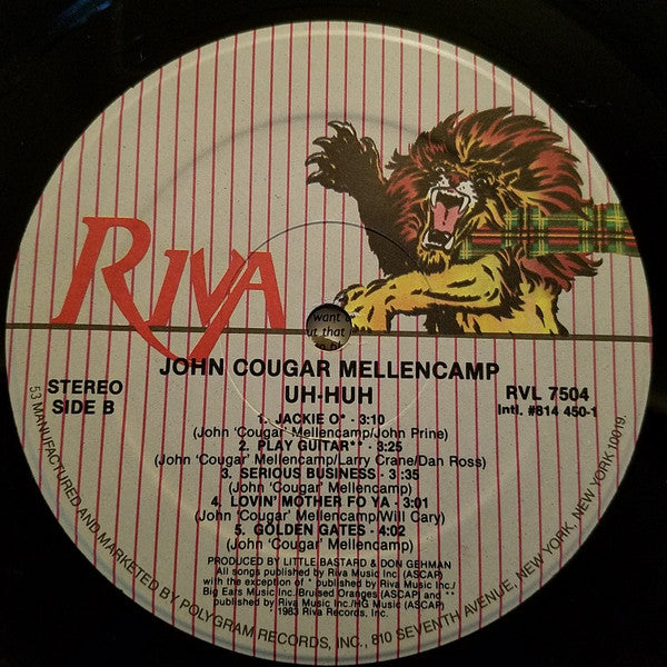 John Cougar Mellencamp - Uh-Huh