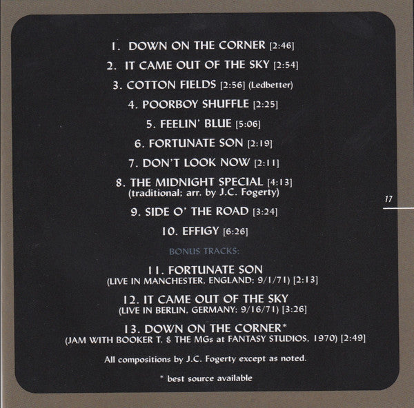 Creedence Clearwater Revival - Willy And The Poor Boys