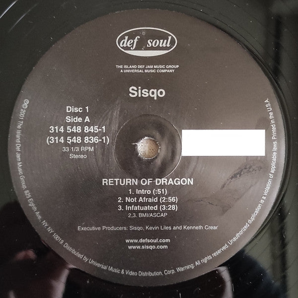 Sisqo - Return Of Dragon