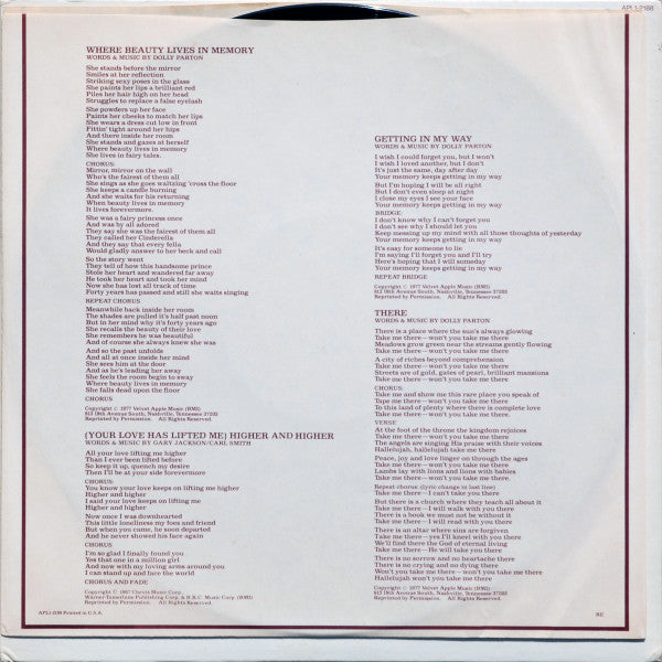 Dolly Parton - New Harvest ... First Gathering