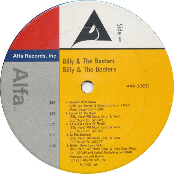 Billy Vera & The Beaters - Billy & The Beaters
