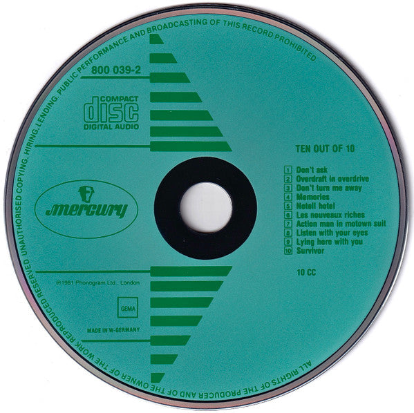 10cc - Ten Out Of 10