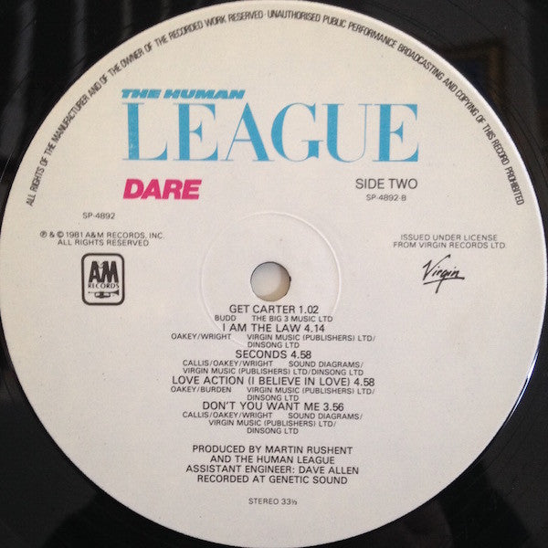 The Human League - Dare