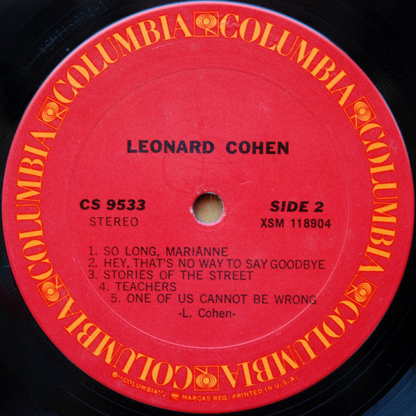 Leonard Cohen - Songs Of Leonard Cohen