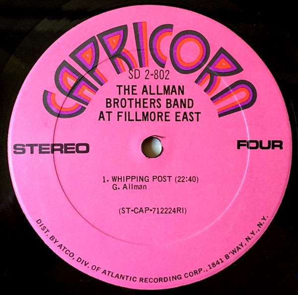 The Allman Brothers Band - The Allman Brothers Band At Fillmore East