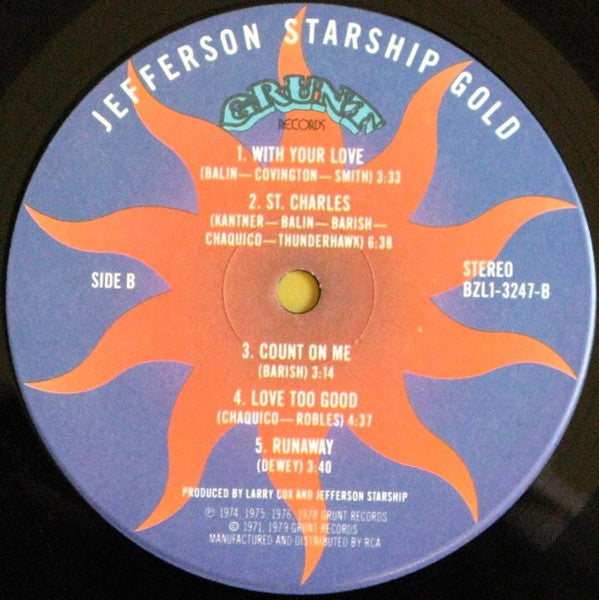 Jefferson Starship - Gold