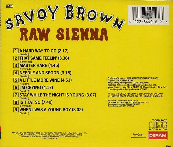 Savoy Brown - Raw Sienna