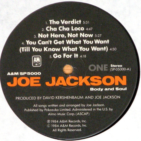 Joe Jackson - Body And Soul