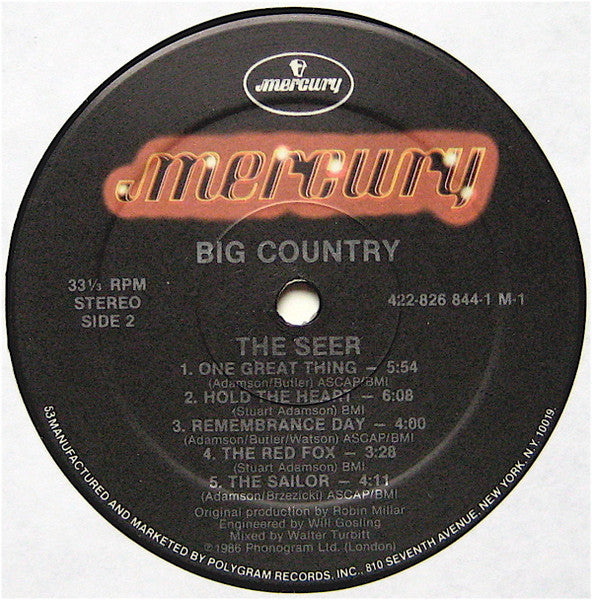 Big Country - The Seer