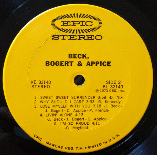 Beck, Bogert & Appice - Beck, Bogert & Appice