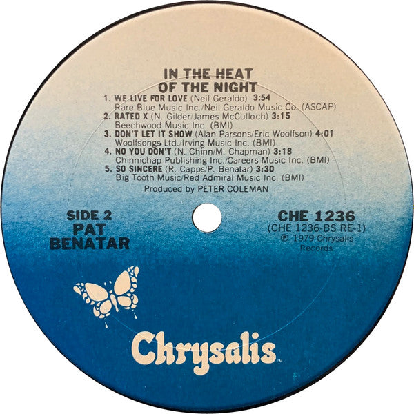 Pat Benatar - In The Heat Of The Night
