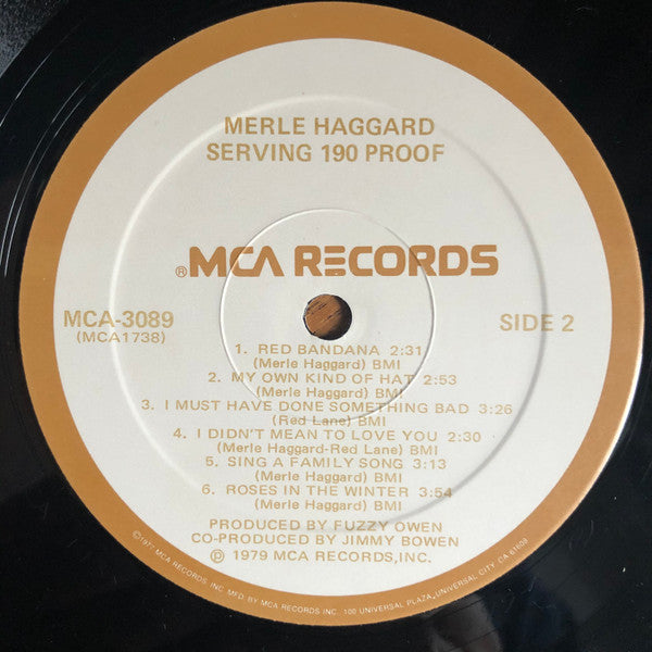 Merle Haggard - Serving 190 Proof
