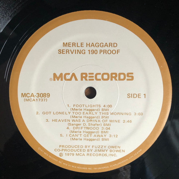 Merle Haggard - Serving 190 Proof