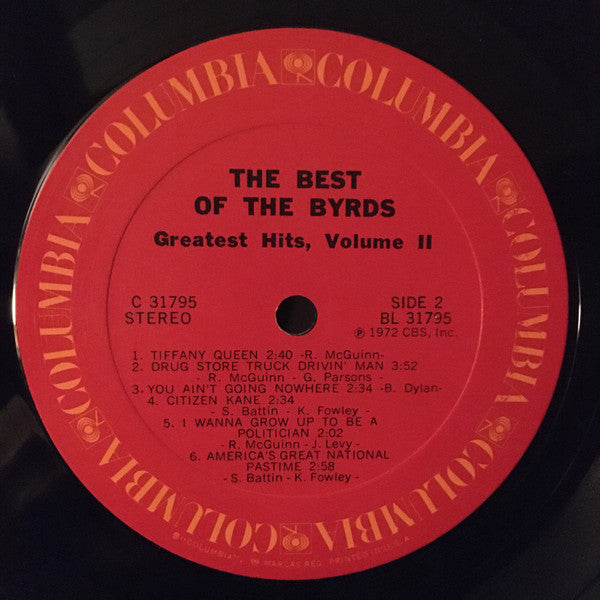 The Byrds - The Best Of The Byrds - Greatest Hits, Volume II