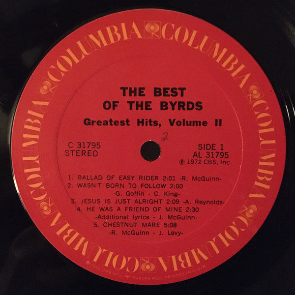 The Byrds - The Best Of The Byrds - Greatest Hits, Volume II