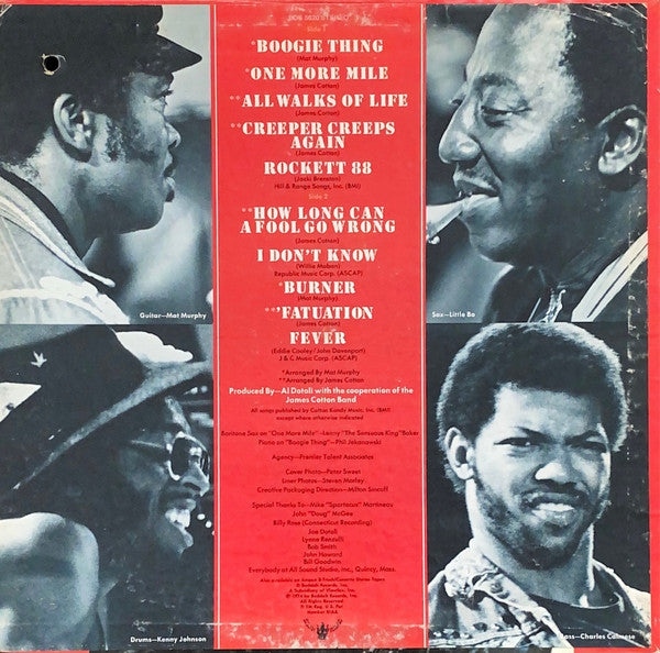 The James Cotton Band - 100% Cotton