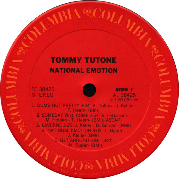 Tommy Tutone - National Emotion