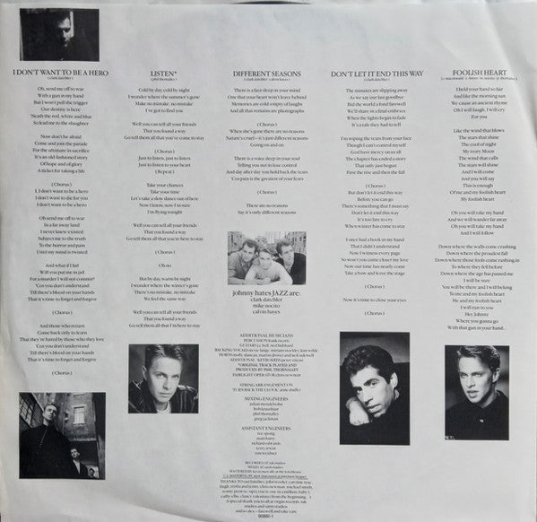 Johnny Hates Jazz - Turn Back The Clock
