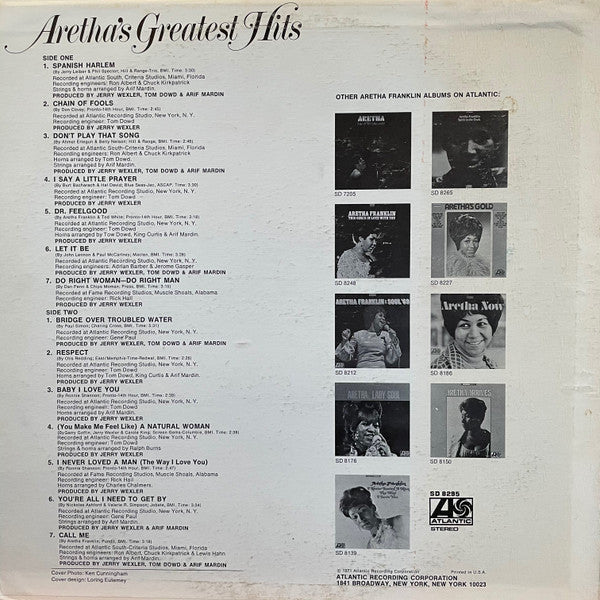 Aretha Franklin - Aretha's Greatest Hits
