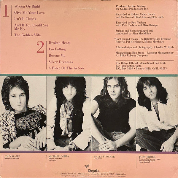 The Babys - Broken Heart