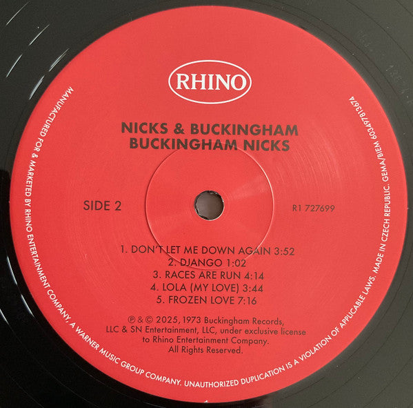 Buckingham Nicks - Buckingham Nicks