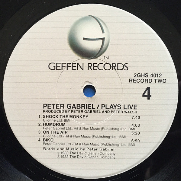 Peter Gabriel - Plays Live