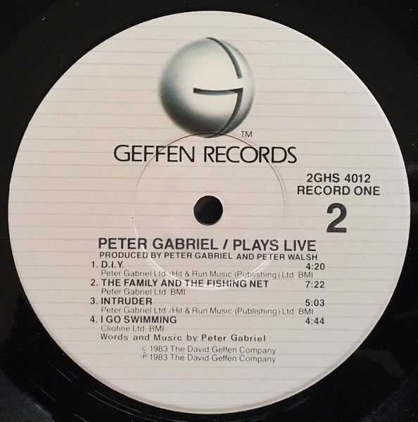 Peter Gabriel - Plays Live