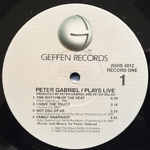 Peter Gabriel - Plays Live