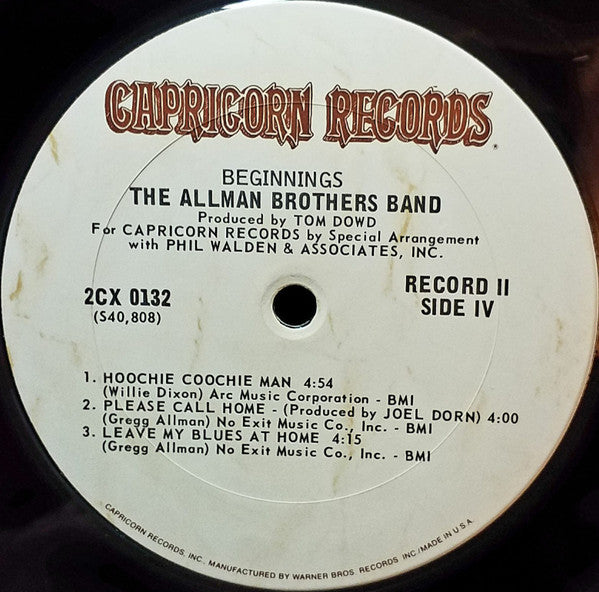 The Allman Brothers Band - Beginnings