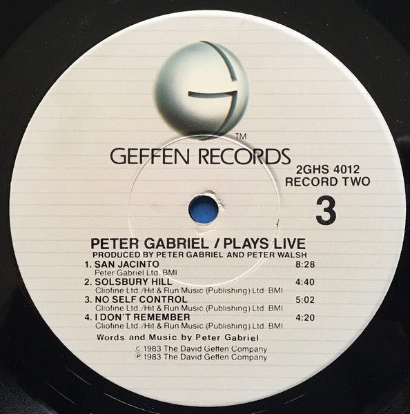 Peter Gabriel - Plays Live