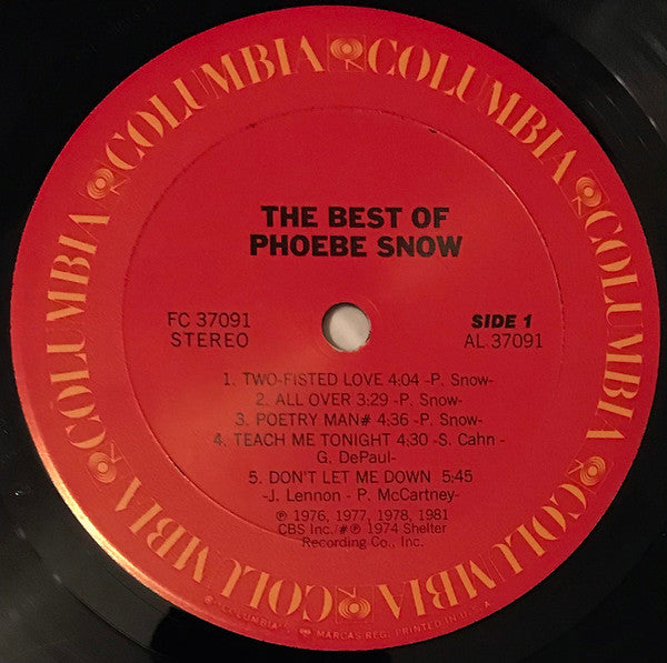 Phoebe Snow - The Best Of Phoebe Snow