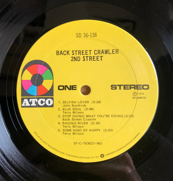 Back Street Crawler - 2nd Street