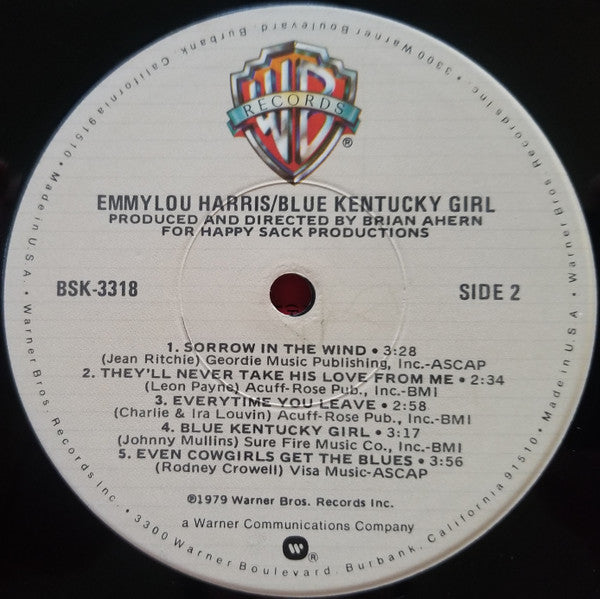 Emmylou Harris - Blue Kentucky Girl