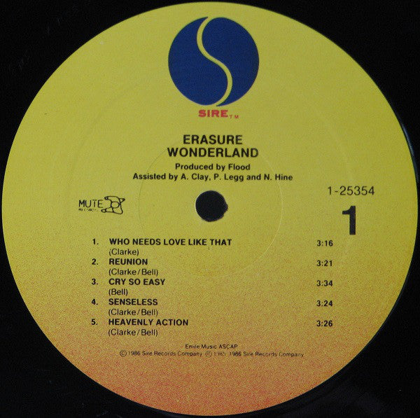 Erasure - Wonderland