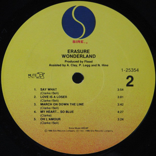 Erasure - Wonderland
