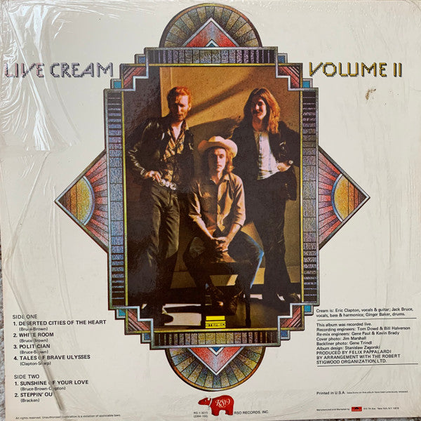 Cream (2) - Live Cream Volume II