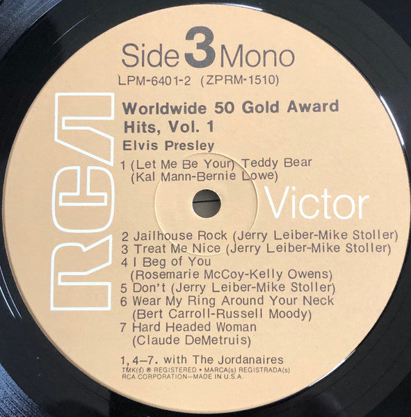 Elvis Presley - Worldwide 50 Gold Award Hits, Vol. 1