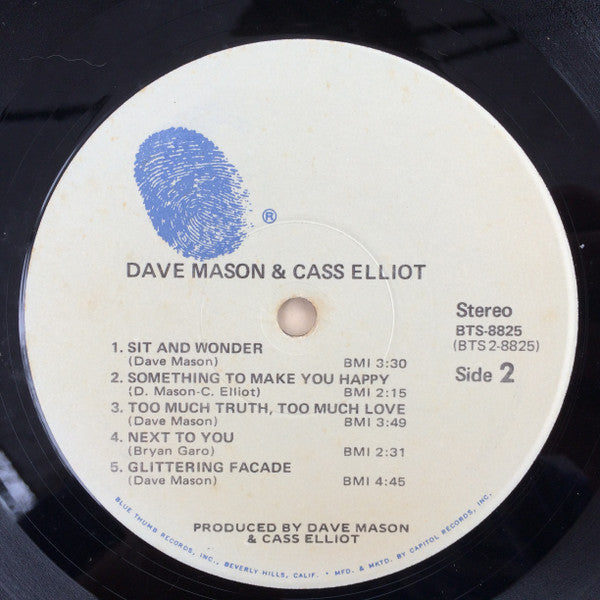 Dave Mason - Dave Mason & Cass Elliot