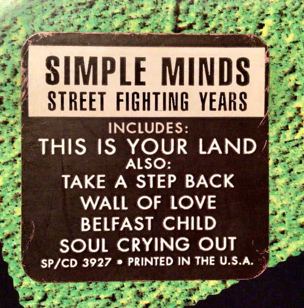 Simple Minds - Street Fighting Years