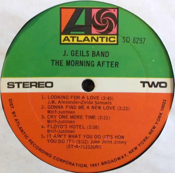 The J. Geils Band - The Morning After