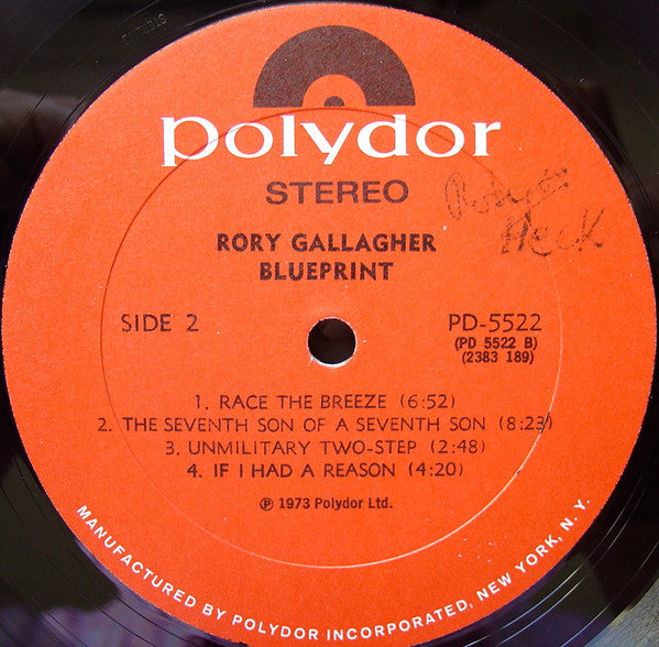 Rory Gallagher - Blueprint