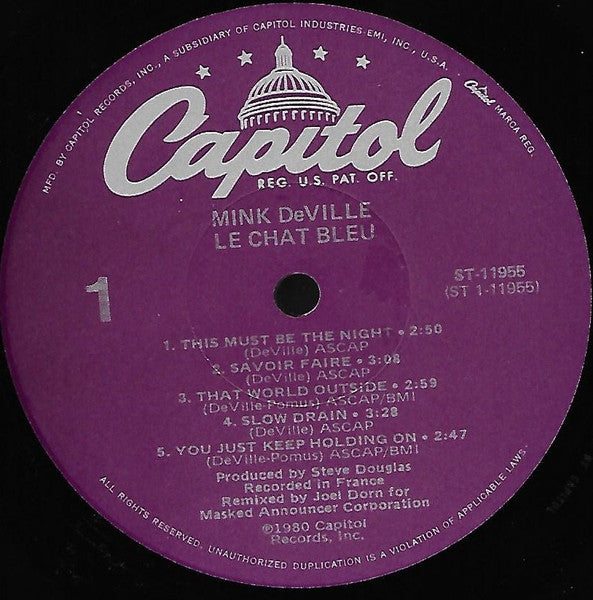 Mink DeVille - Le Chat Bleu
